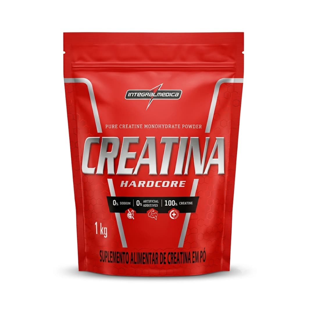 Creatina Hardcore — Pure Creatine Monohydrate 3 g 1 kg ~333 Servicios