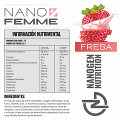 Proteína Hidrolizada NANO FEMME