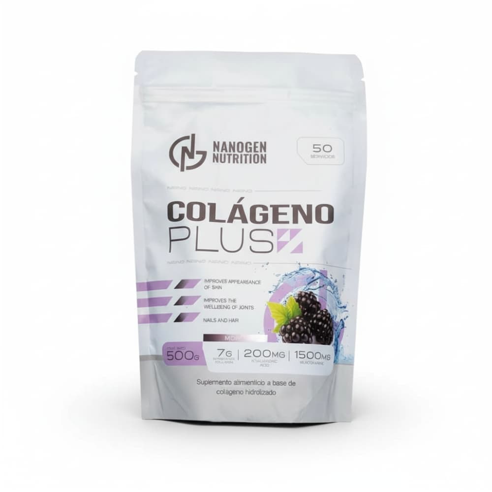 COLÁGENO PLUS – Nanogen Nutrition (50 servicios | 500 g)
