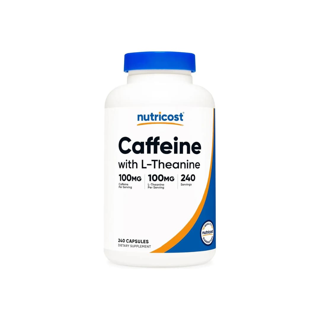 Cafeína con L-Teanina 100mg/100mg en Cápsulas — Nutricost