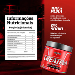 Creatina | IntegralMédica Creatina Hardcore 300 g