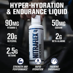 GAT Sport Nitraflex Glycerol — Liquid Glicerol 20 g + Beta Alanina + Betaína 473 ml 16 Servicios