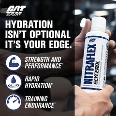 GAT Sport Nitraflex Glycerol — Liquid Glicerol 20 g + Beta Alanina + Betaína 473 ml 16 Servicios