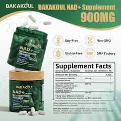 Nad + Nicotinamida +resveratrol + Quercetina Bakakoul
