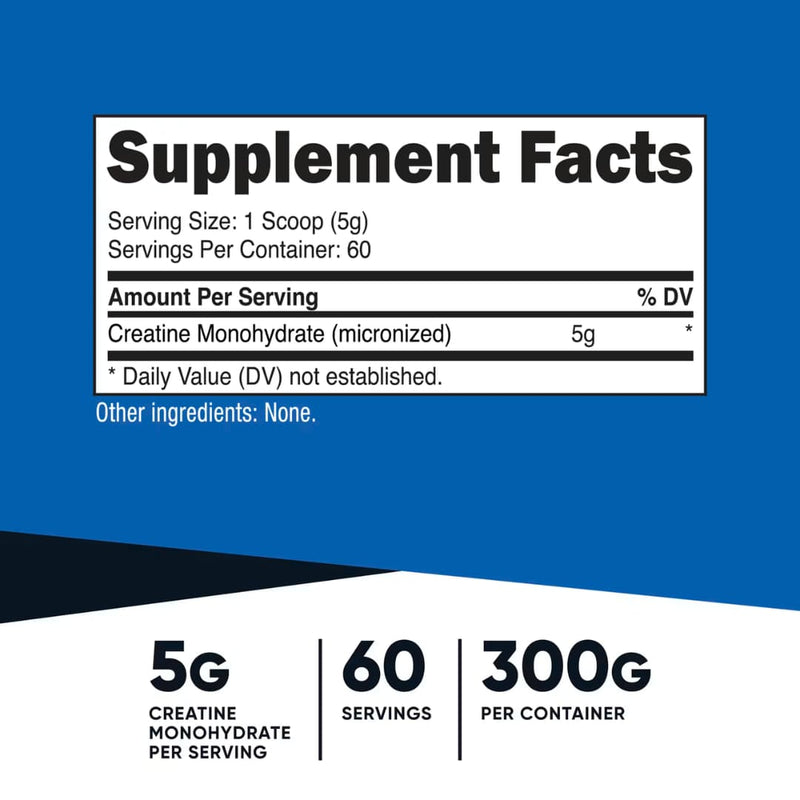 Creatina | Nutricost Performance Creatine Monohydrate 300 g