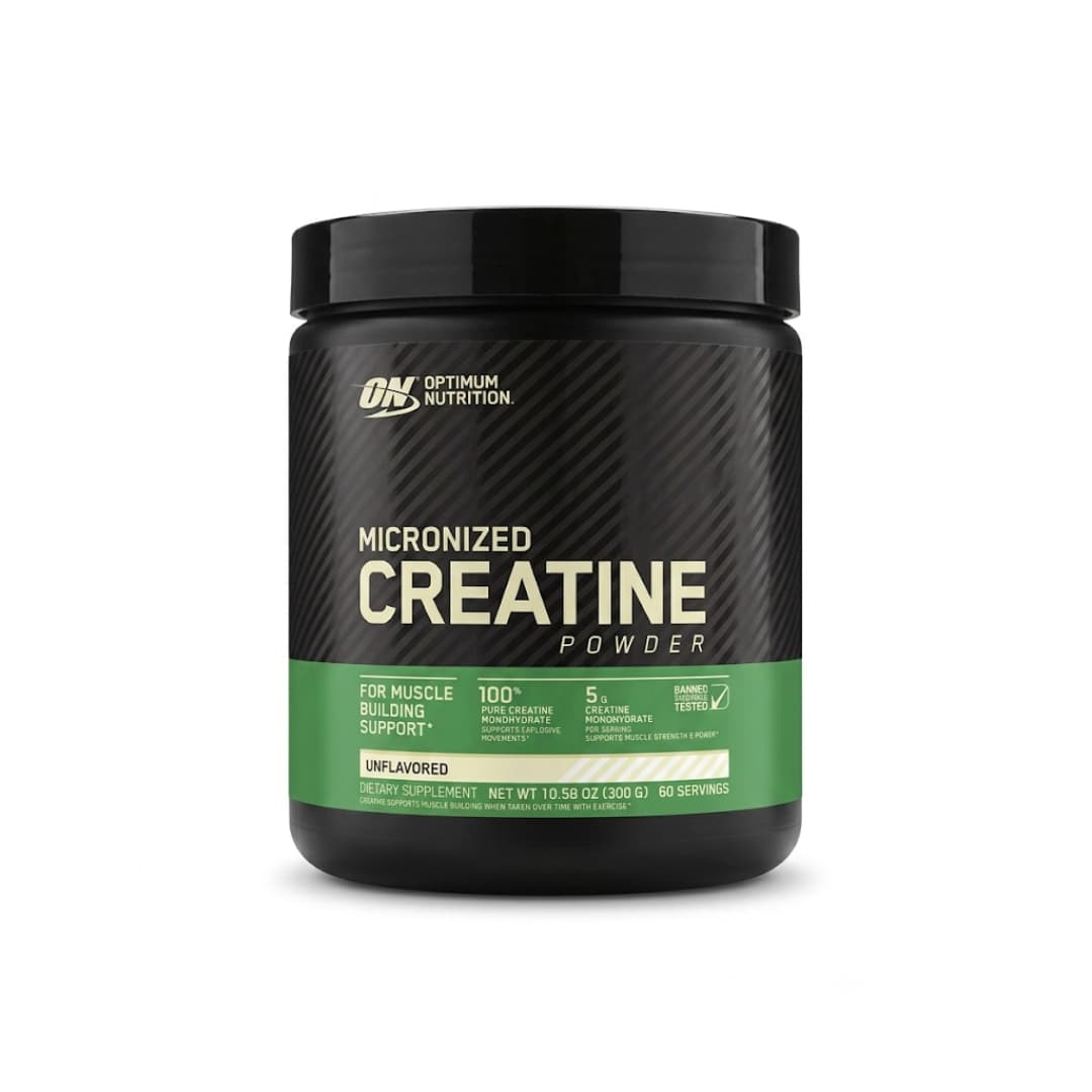 Optimum Nutrition Micronized Creatine Powder — 100% Pura 5 g 300 g