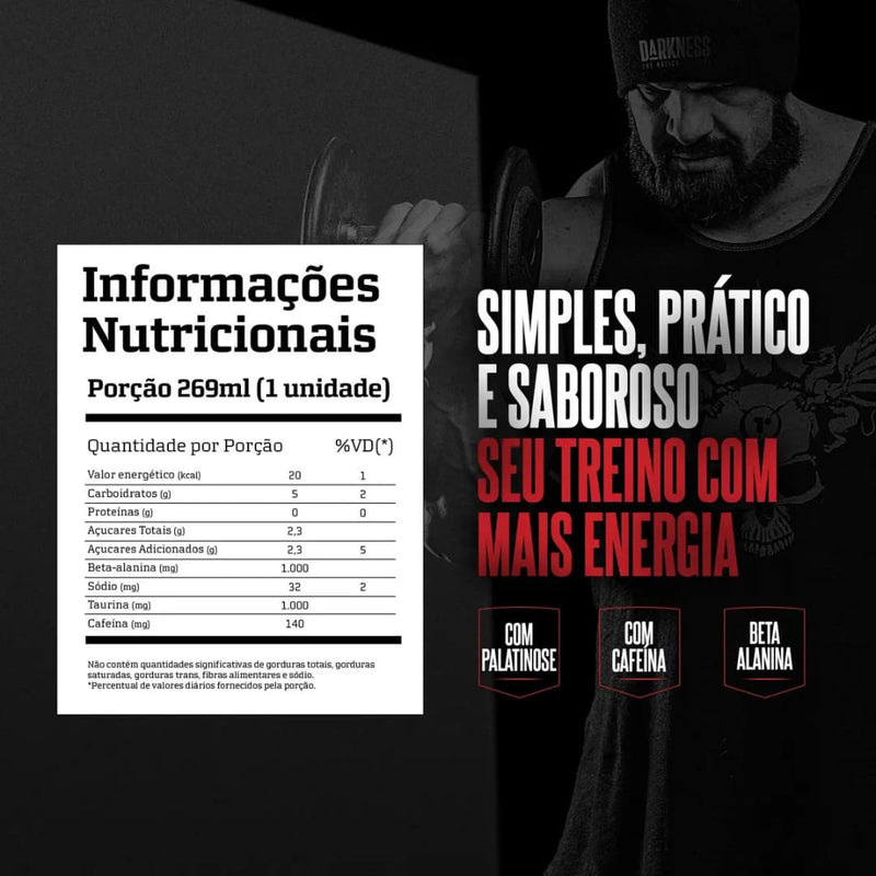 Pre-Entreno Líquido Évora PW Drink Darkness 269ml – Manzana Verde