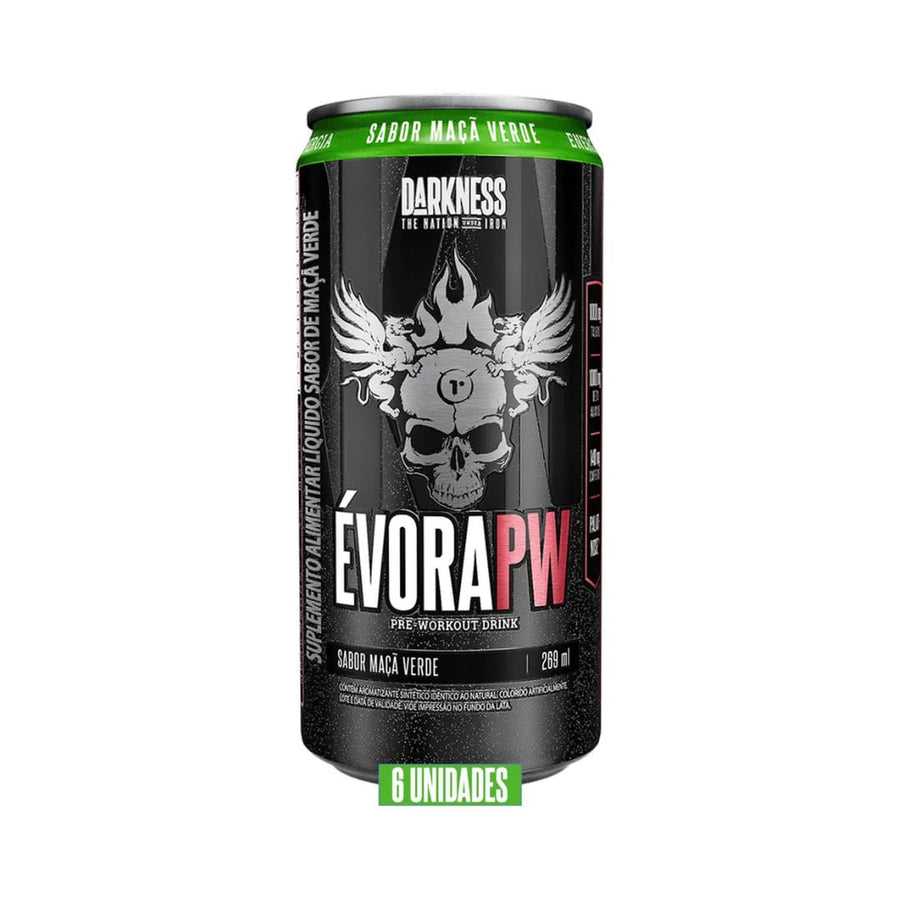 Pre-Entreno Líquido Évora PW Drink Darkness 269ml – Manzana Verde