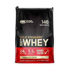 WHEY 100% GOLD STANDARD OPTIMUM NUTRITION 149 SERVICIOS 10LBS. (4.53 KG)