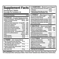 Multivitamínico | Allmax Nutrition Vitaform Hombres 60 Tabletas