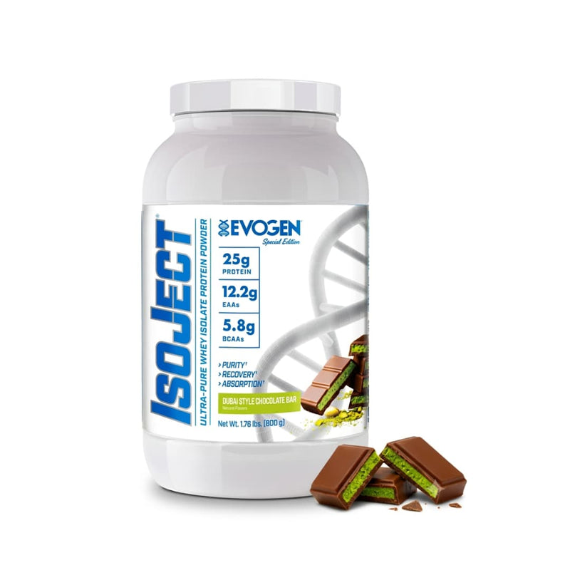 Proteína Dubai Style Evogen IsoJect Special Edition — Ultra-Pure Whey Isolate 25 g