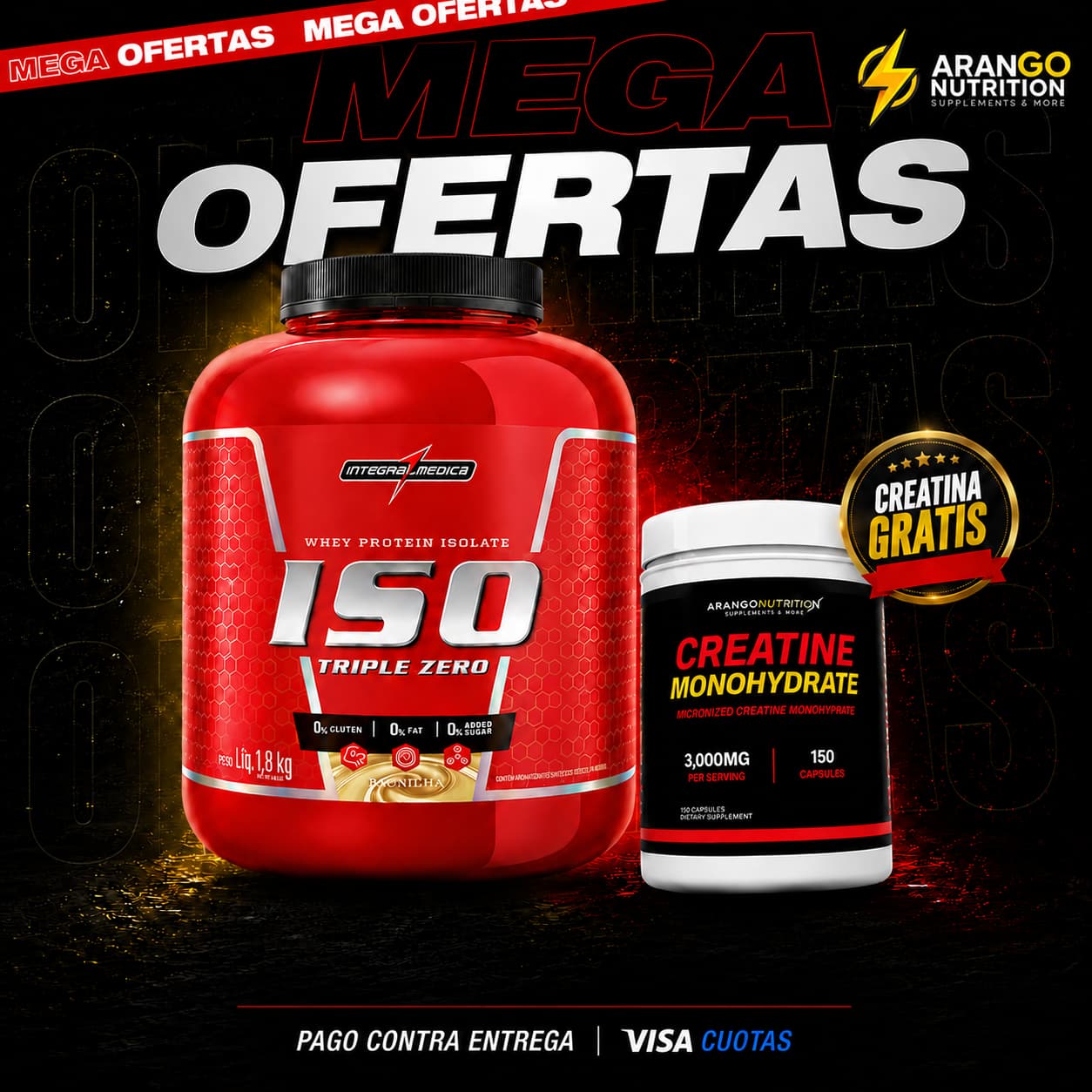 Proteína Iso Triple Zero 4 Libras Integral Medica