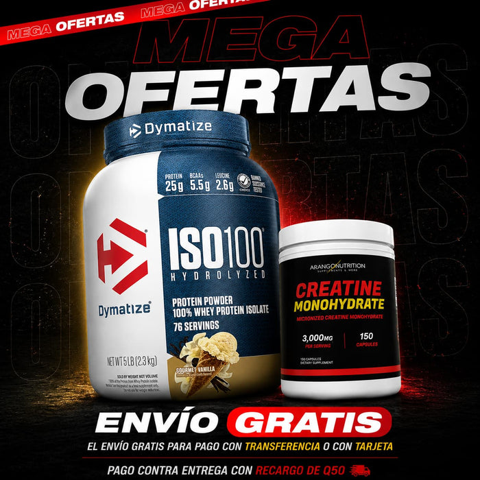 ISO100 Dymatize Hydrolyzed Whey Isolate 25 g Gourmet 5 lb 76 Servicios