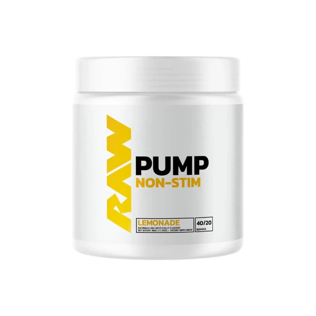 Pre-Entreno | RAW Nutrition Pump Non-Stim Lemonade 492 g