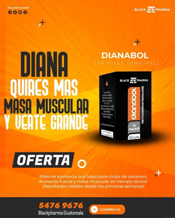 Dianabol - Potenciador Muscular Black Pharma