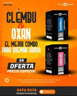 Clémdu y Oxan - Combo Quemagrasa Black Pharma