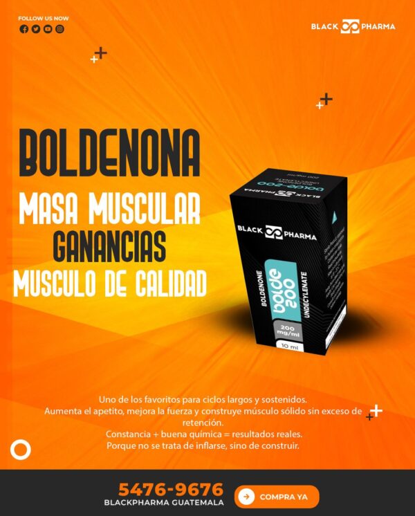 Boldenona BlackPharma - Ganador de Músculo de Calidad