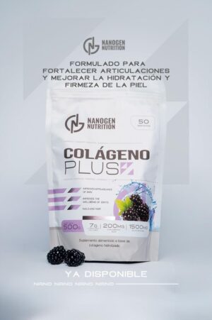 COLÁGENO PLUS – Nanogen Nutrition (50 servicios | 500 g)
