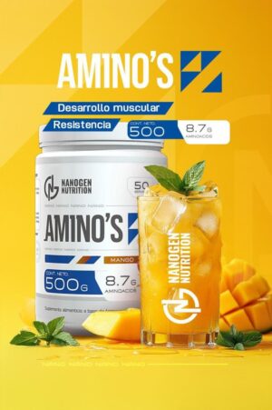 AMINO’S – Nanogen Nutrition (Mango)