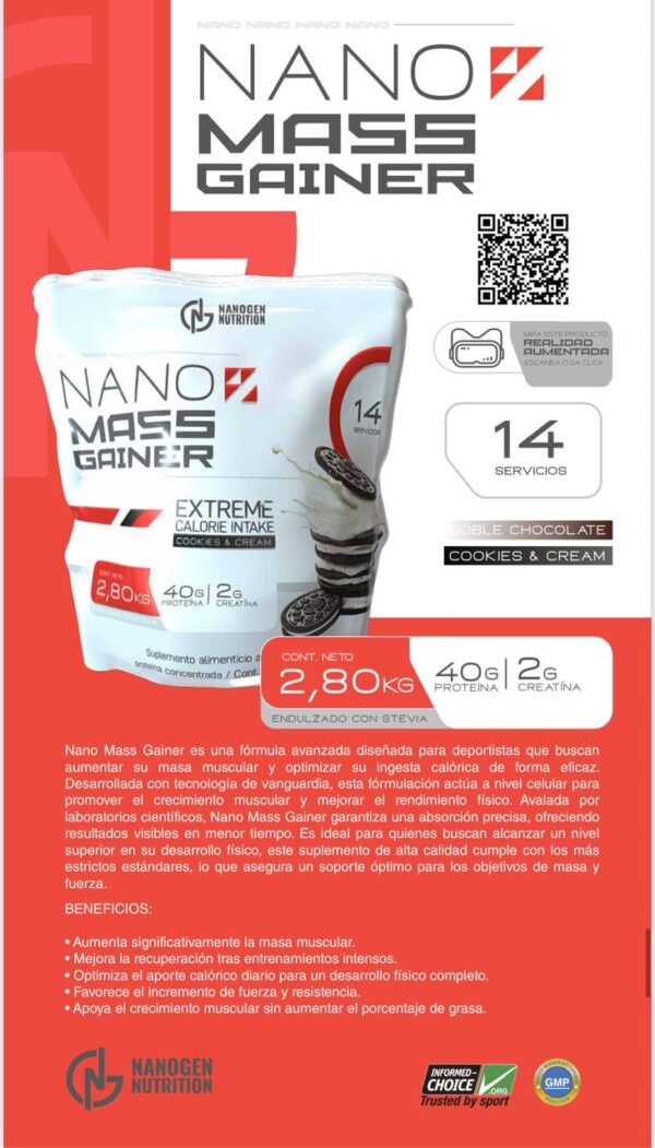Nano Mass Gainer – Nanogen Nutrition