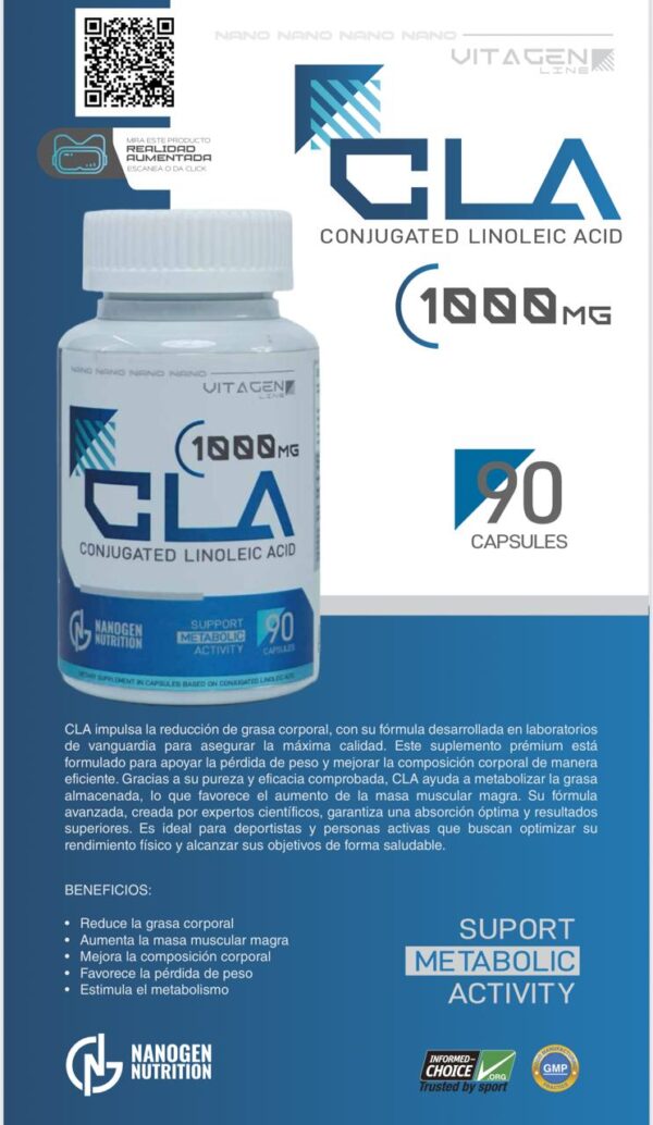 CLA – Conjugated Linoleic Acid (Nanogen Nutrition)